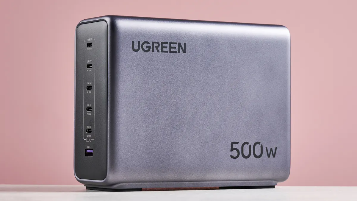 Erbjudande med studentrabatt från Nexode 500W 6‑Port GaN Desktop Fast Charger