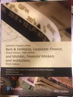 Selected Chapters from Corporate Finance and Financial Markets and Institutions; 2021