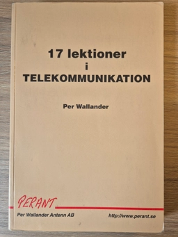 17 lektioner i telekommunikation; Per Wallander; 2001