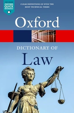 A dictionary of law; Jonathan. Law; 2022