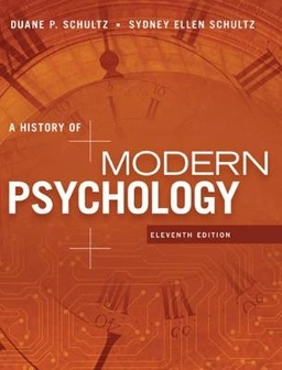 A history of modern psychology; Duane P. Schultz; 2016