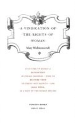 A vindication of the rights of woman; Mary Wollstonecraft; 2004