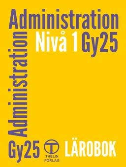 Administration Gy25 nivå 1 - Lärobok; Meg Marnon; 2025