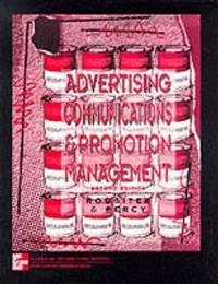 Advertising communications and promotion management; John R. Rossiter; 1998