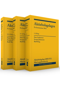 Aktiebolagslagen : En kommentar, ink s; Sten Andersson, Svante Johansson, Rolf Skog; 2021