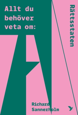 Allt du behöver veta om rättsstaten; Richard Sannerholm; 2023