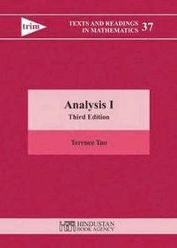 Analysis I; Terence Tao; 2014