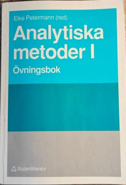 Analytiska metoder I; Eike Petermann; 1995