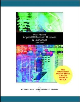 Applied statistics in business and economics; David P. Doane; 2013