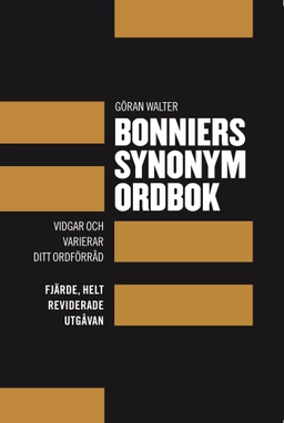 Bonniers synonymordbok; Göran Walter; 2010