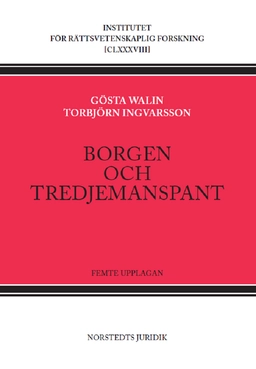 Borgen och tredjemanspant; Gösta Walin, Torbjörn Ingvarsson; 2023