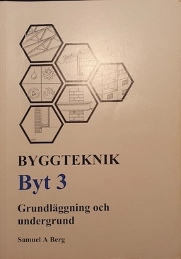 Byggteknik · Byt 3 · Grundläggning och undergrund; Samuel A. Berg; 2008