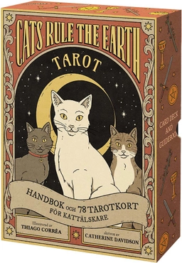 Cats Rule the Earth : tarot : handbok och 78 tarotkort för kattälskare; Catherine Davidson, Thiago Corrêa; 2023