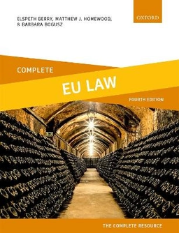 Complete EU law : text, cases, and materials; Elspeth Berry; 2019