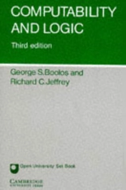 Computability and logic; George Boolos; 1989