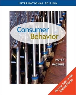Consumer behavior; Wayne D. Hoyer; 2009