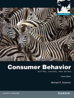 Consumer behavior : buying, having, and being; Michael R. Solomon; 2012