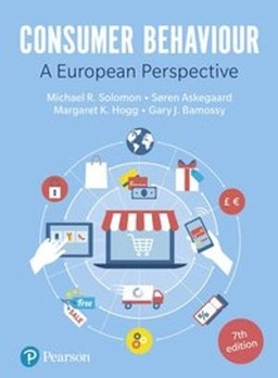 Consumer Behaviour : a European perspective; Michael R. Solomon; 2019