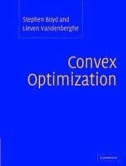 Convex optimization; Stephen P. Boyd; 2004