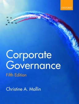Corporate governance; Christine A. Mallin; 2016
