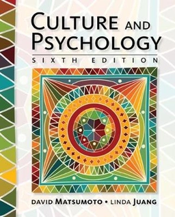 Culture and psychology; David Matsumoto; 2017