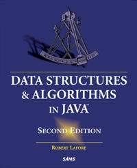 Data structures and algorithms in Java; Robert Lafore; 2002