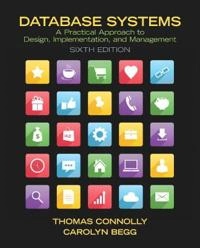 Database Systems; Thomas Connolly, Carolyn Begg; 2014