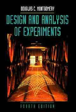 Design and Analysis of Experiments; Montgomery Douglas C.; 1996