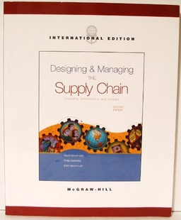 Designing and managing the supply chain : concepts, strategies, and case studies; David Simchi-Levi; 2003