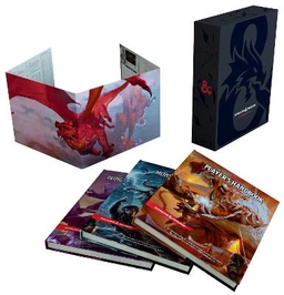 Dungeons & Dragons Core Rulebooks Gift Set (Special Foil Covers Edition with Slipcase, Player's Handbook, Dungeon Master's Guide, Monster Manual, DM S; Wizards RPG Team; 2018