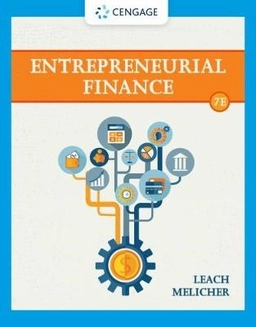 Entrepreneurial Finance; Ronald Melicher; 2020