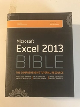 Excel 2013 Bible; John Walkenbach; 2013