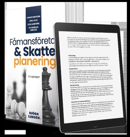 Fåmansföretag & Skatteplanering; Lennart Andersson, Anna Molin, Kjell Sandström, Ulf Bokelund Svensson; 2021