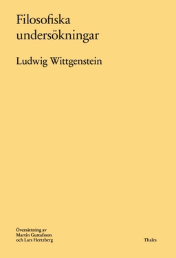 Filosofiska undersökningar; Ludwig Wittgenstein; 2021