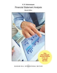 Financial statement analysis; K. R. Subramanyam; 2014