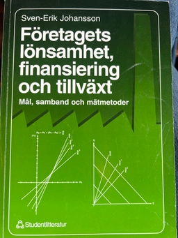 Företagets lönsamhet, finansiering och tillväxt; Sven-Erik Johansson; 1995