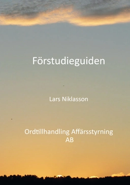 Förstudieguiden; Lars Niklasson; 2013