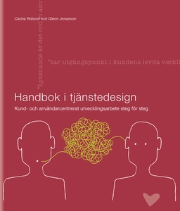 Handbok i tjänstedesign : kund- och användarcentrerat utvecklingsarbete steg för steg; Carina Rislund, Glenn Jonasson; 2022