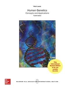 Human genetics : concepts and applications; Ricki Lewis; 2018