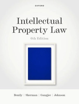 Intellectual property law; Lionel Bently; 2022