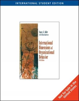 International dimensions of organizational behavior; Nancy J. Adler; 2007