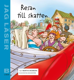 Jag läser B Resan till skatten; Martin Widmark; 2008