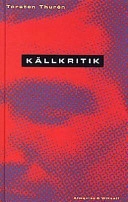 Källkritik; Torsten Thurén; 1998