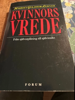 Kvinnors vrede; Harriet Goldhor Lerner; 1987