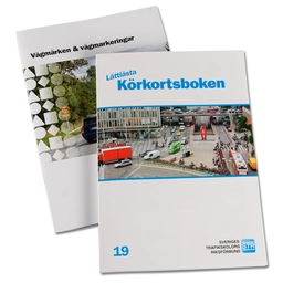 Lättlästa körkortsboken; Sveriges trafikutbildares riksförbund, Sveriges trafikskolors riksförbund; 2018