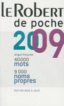 Le Robert de poche; Danièle Morvan; 2008