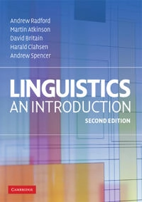 Linguistics : an introduction; Andrew Radford; 2009