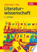 Literaturwissenschaft; Alo Allkemper, Norbert O. Eke; 2016