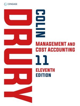 Management and cost accounting; Colin Drury; 2021