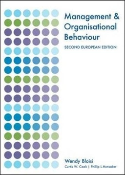 Management and Organisational Behaviour; Wendy Bloisi; 2006
